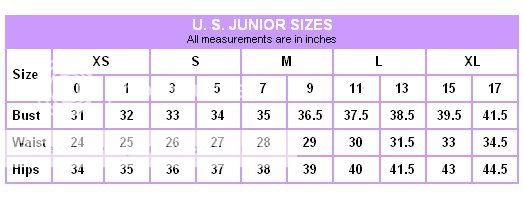 Women dress size 6 to juniors
